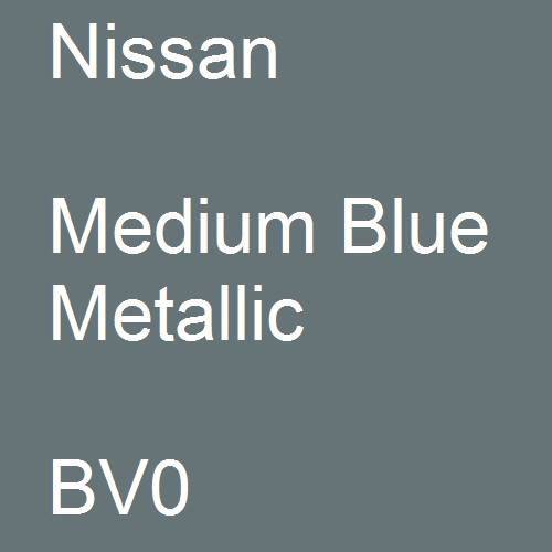 Nissan, Medium Blue Metallic, BV0.